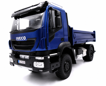 4x4 Hydraulikkipper mit Iveco Trakker Kabine in Blau